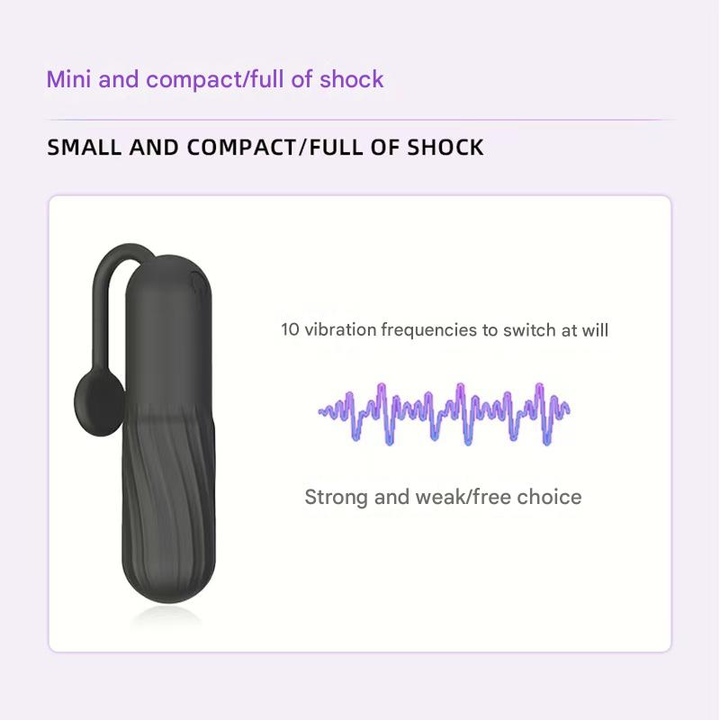 Cute Tail Bullet Vibrator Couples Clitoris