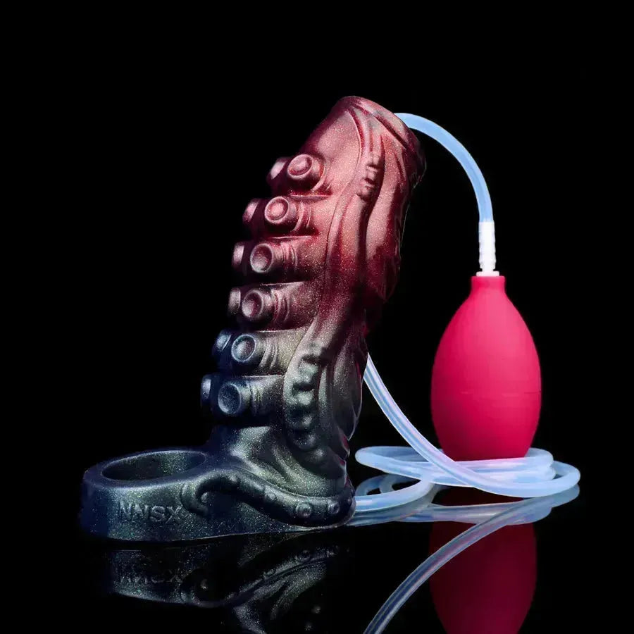 Fantasy Tenticle Textuur Squirting Penis Sleeve
