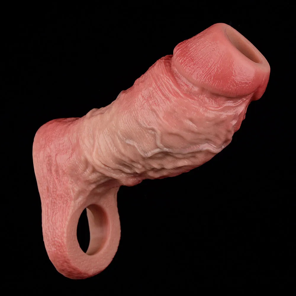 Realistische Delay Penis Sleeve in Vier Maten