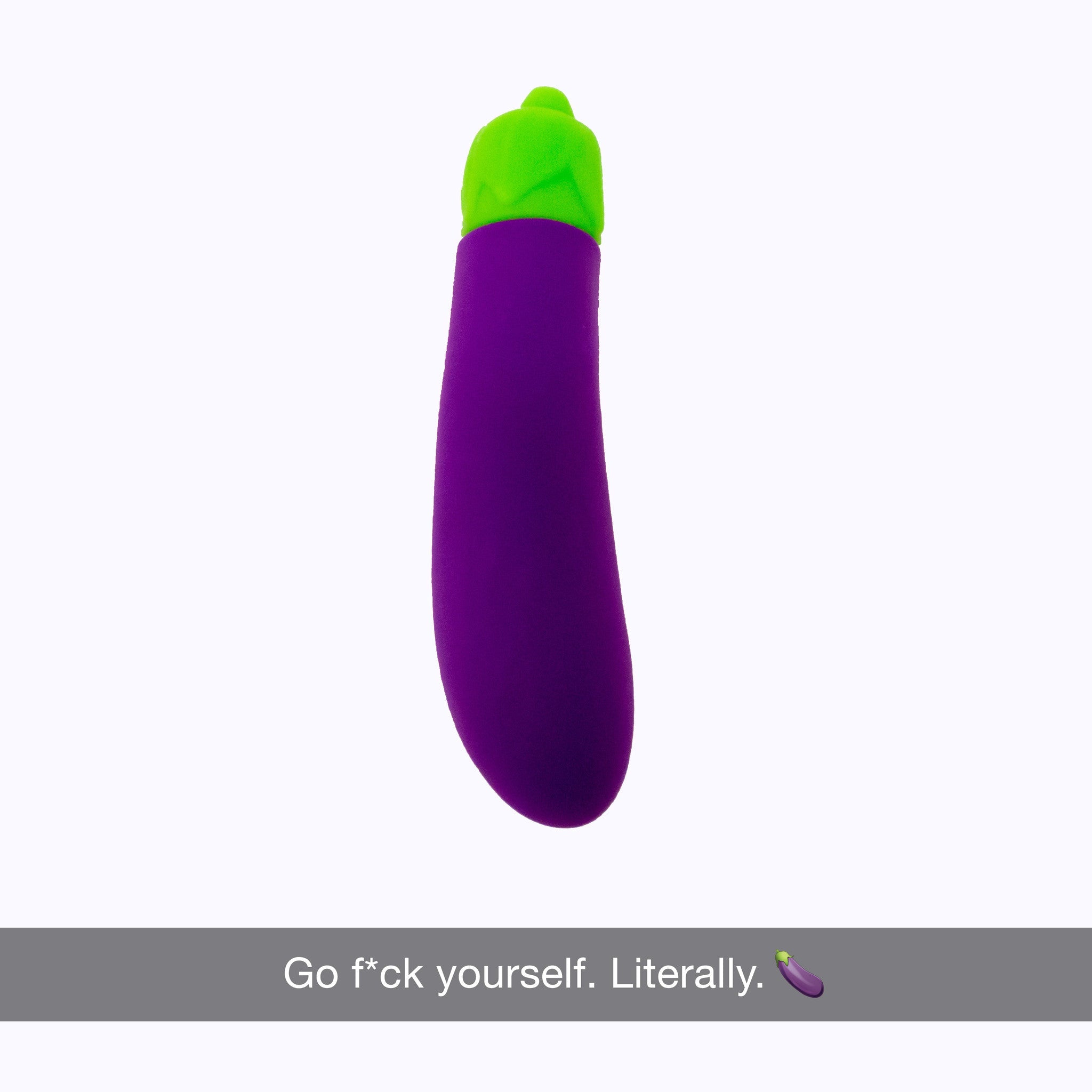 Paarse Mini Clitoris Vibrator Met Aubergine Vorm