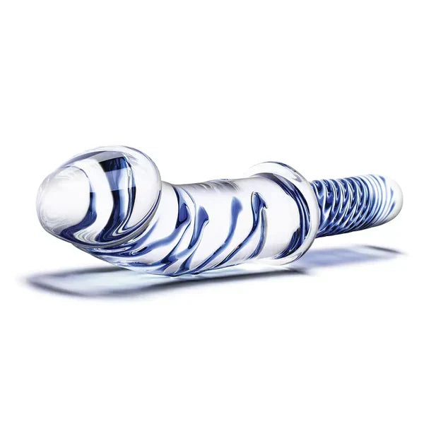 Large Glass Dildo 11 Inch With Handle
