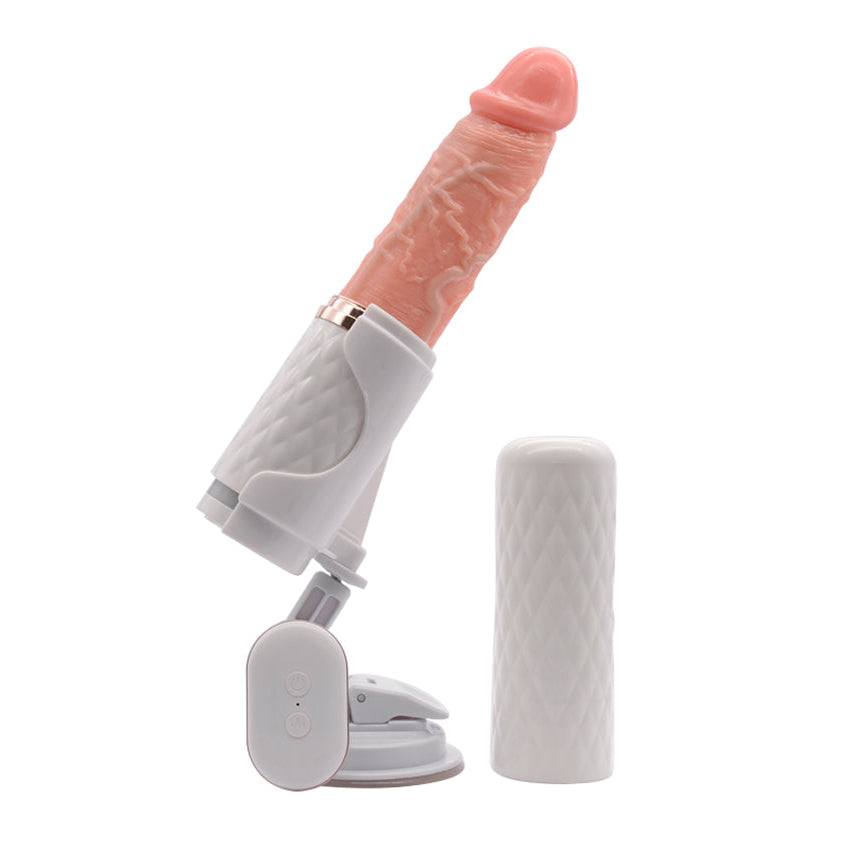 Handenvrije Automatische Stotende Vibrerende Masturbator