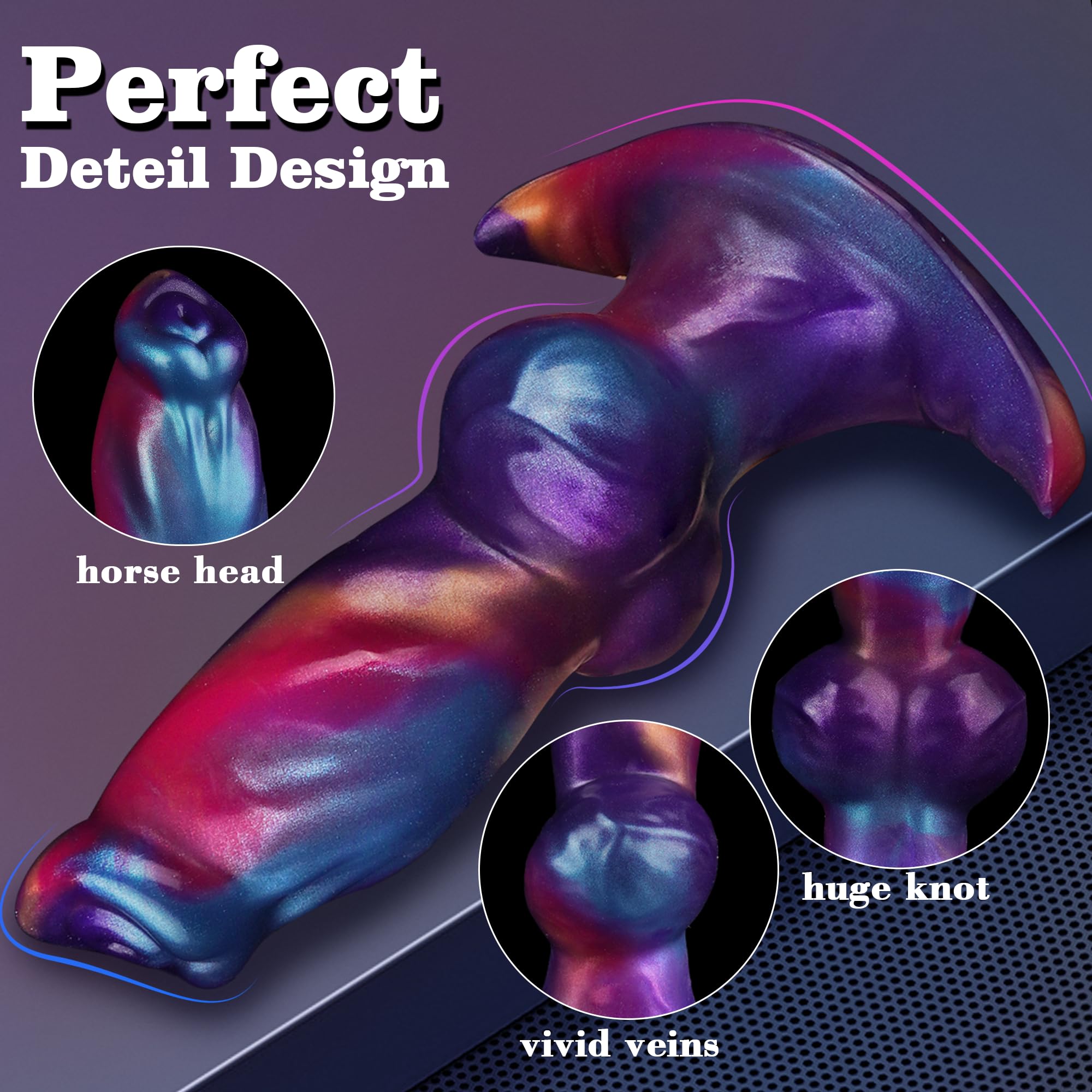 17 cm Fantasy Dog Knot Opblaasbare Buttplug
