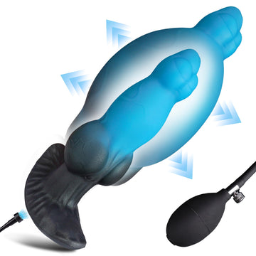 6.9 inch Silicone Inflatable Knot Anal Plug