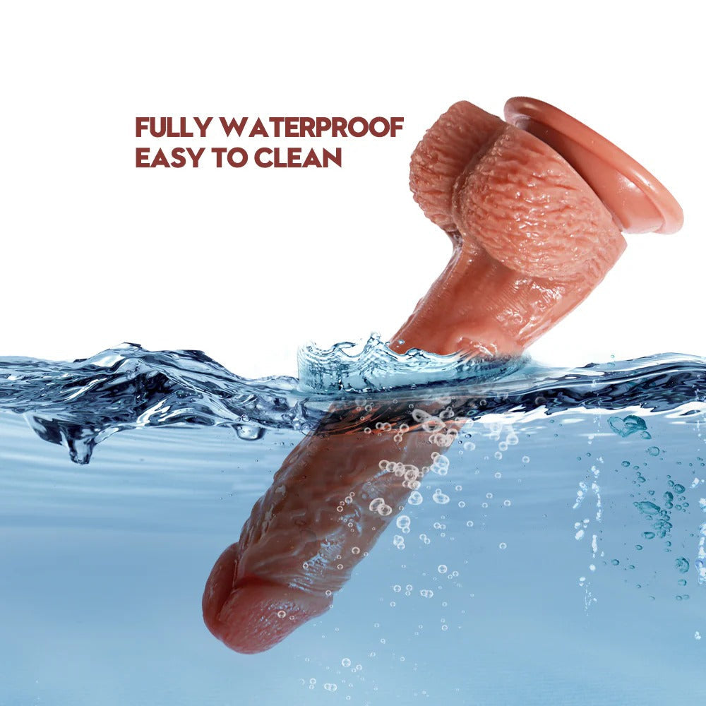 Anatomische Dildo Met Zuignap 21 cm Siliconen