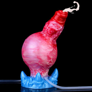 17cm Dog Inflatabledildo Met Squirtingfunctie