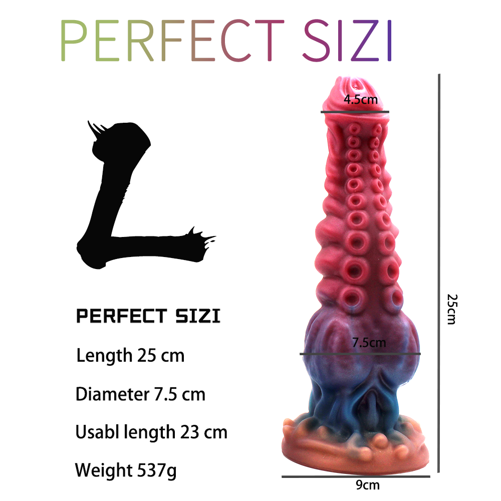 Fantasy Monster Tenticle Dildo met Knot