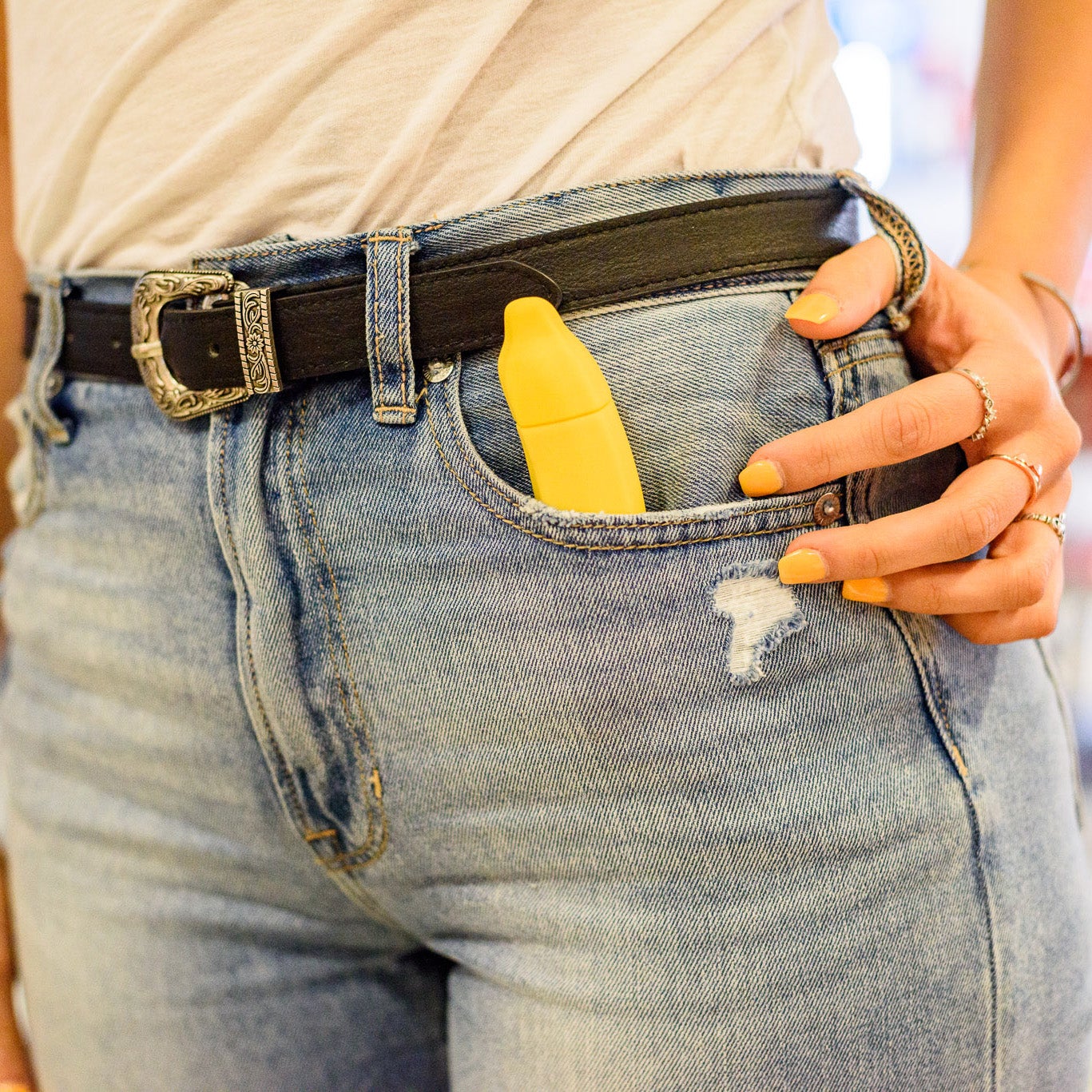 Compacte Waterdichte Banaan Mini Vibrator voor Onderweg
