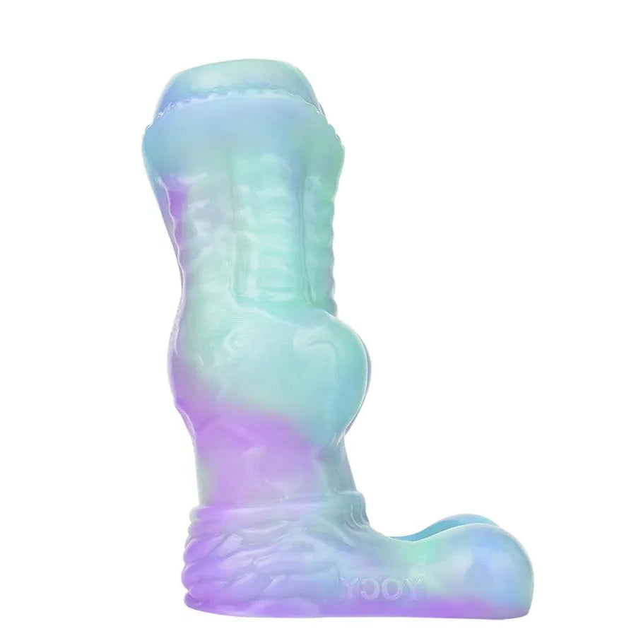 Lichtgevende Horse Cock Sleeve 18cm Met Knot