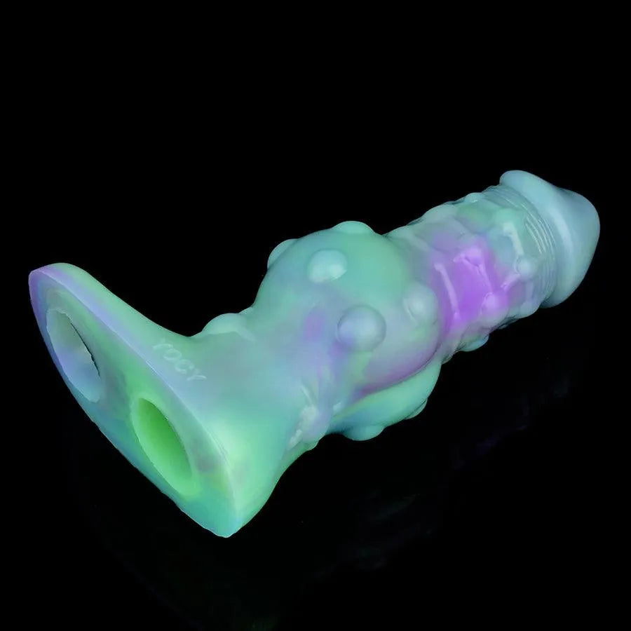 Groene Peni Sleeve Met Glow Textuur