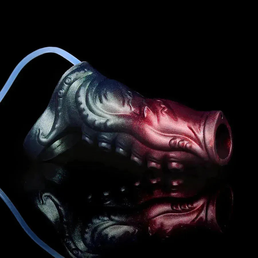 Fantasy Tenticle Textuur Squirting Penis Sleeve