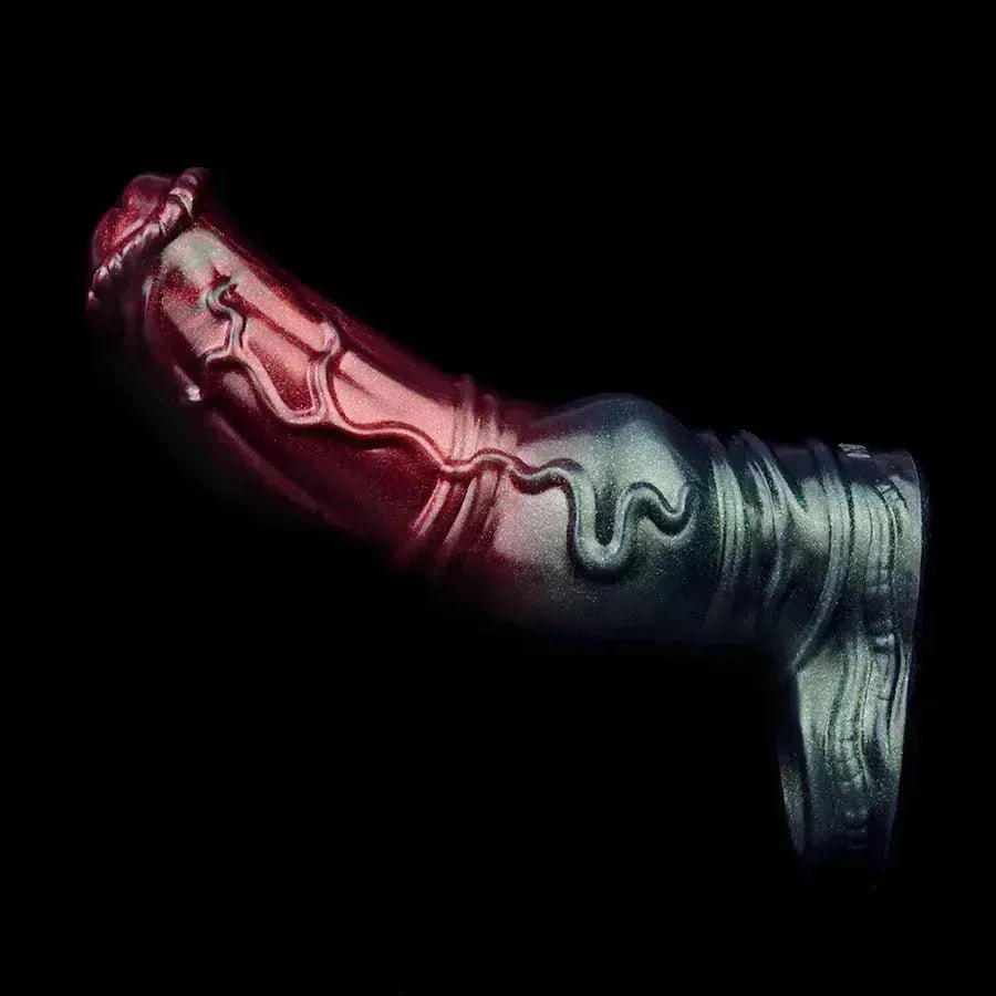 Siliconen Penis Sleeve Paarden Design Met Knoop