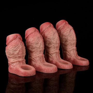 Realistische Delay Penis Sleeve in Vier Maten