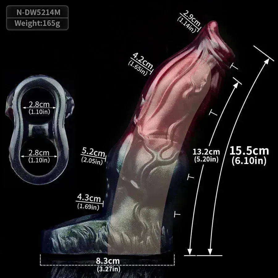 Wolf Knot Silicone Extensions Penissleeve