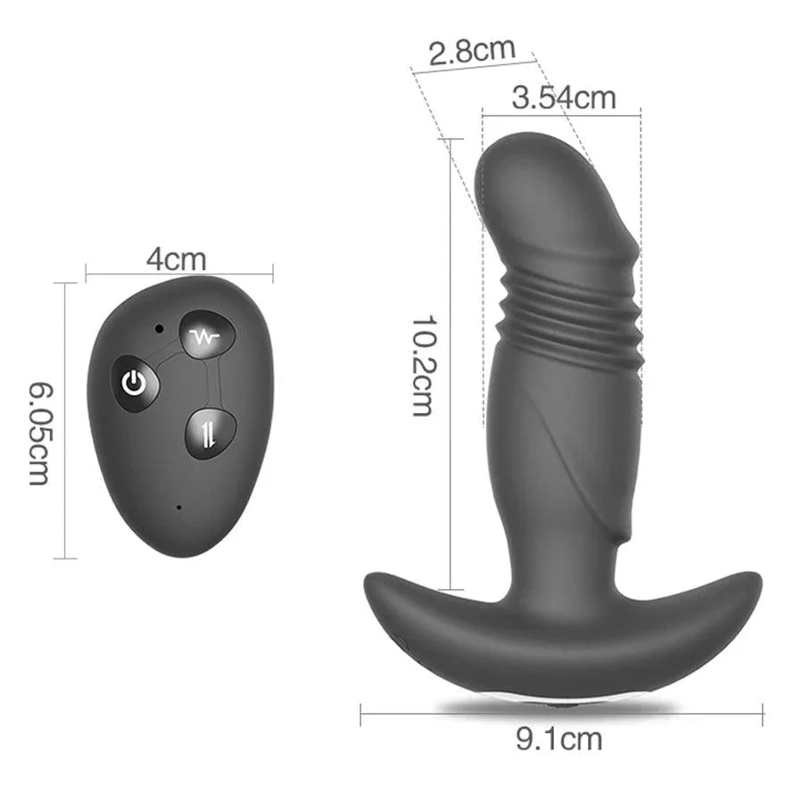 Prostaat Buttplug Vibrator met Remote Control