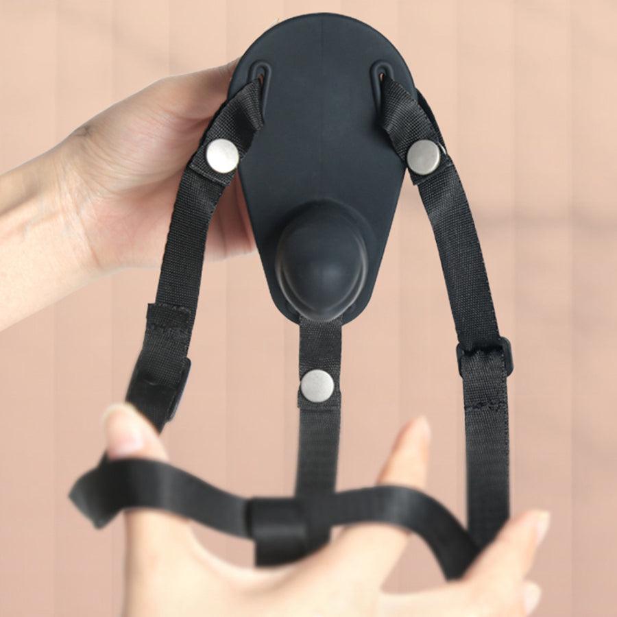 Dubbele Strapon Met Vibratie En Afstandsbediening