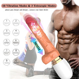 Afbeelding in Gallery-weergave laden, Automatic Heating Retractable Thrust Dildo