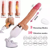 Afbeelding in Gallery-weergave laden, Automatic Heating Retractable Thrust Dildo