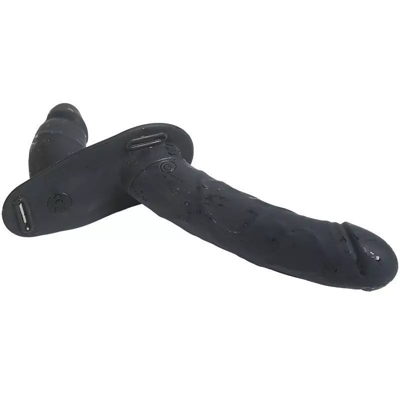 Dubbele Strapon Met Vibratie En Afstandsbediening