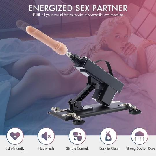 Interactieve Bluetooth Sex Machine Met Verstelbare Hoek