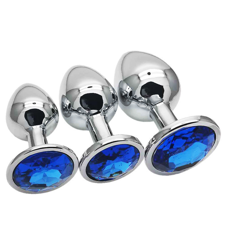 Metalen Buttplug Set met Edelsteen voor Beginners