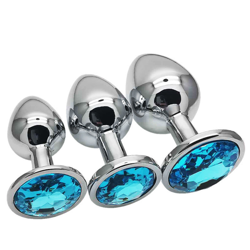 Metalen Buttplug Set met Edelsteen voor Beginners