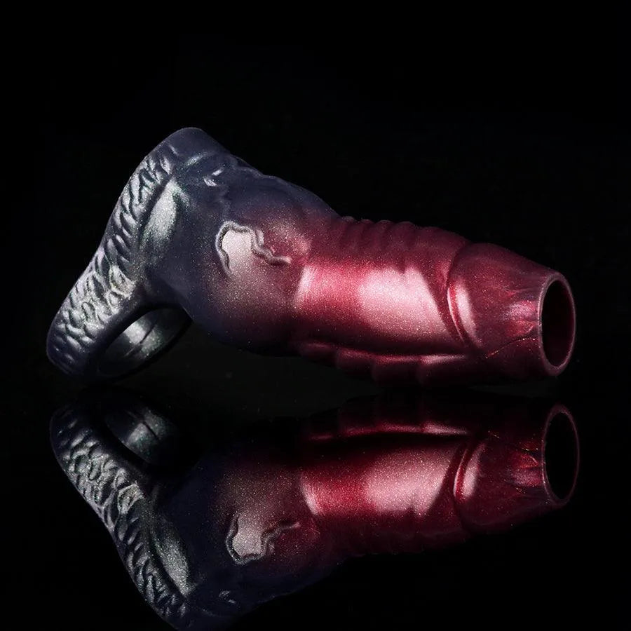 Realistische Penis Sleeve Met Zachte Hond Design