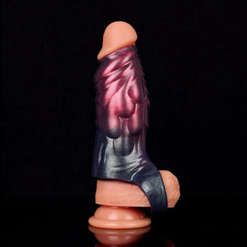 Monster Scale structuur Silicone Penis Sleeve