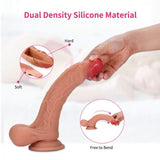 Load image into Gallery viewer, Dual Density Silicone Suction Cup Realistic Dildo