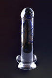 画像をギャラリー ビューアにロード Erotic Crystal Glass Dildo Realistic