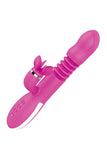 Charger l&#39;image dans la galerie, Intelligent Heating Thrusting Pulsating Rechargeable Rabbit Vibrator Rose Red / One Size