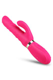 Carica l&#39;immagine nel visualizzatore di Gallery, Mizzzee Rechargeable Silent Rabbit Vibrator Clitoral Stimulator Rose Red / Whorl