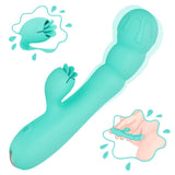 Afbeelding in Gallery-weergave laden, Plump And Round Head Soft Rabbits Vibrator Tiffany Blue Rabbit