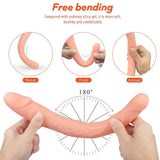 Charger l&#39;image dans la galerie, Remote Control Free Bending 11.96 Inch Double-Ended Dildos Dildo