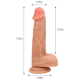 Afbeelding in Gallery-weergave laden, 7.5 Inch Realistic G-Spot Dildo For Vaginal Anal Stimulation