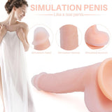 Charger l&#39;image dans la galerie, 7.68 Inch Silicone Soft Realistic Dildo With The Keel