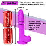 Charger l&#39;image dans la galerie, 9.5 Inch Super Soft Liquid Realistic Silicone Dildo