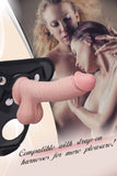 Charger l&#39;image dans la galerie, 8 Inch Ultra Realistic Skin Dildo With Moving Foreskin