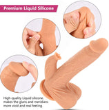 Afbeelding in Gallery-weergave laden, 9.8 Inch Liquid Silicone Realistic Vibrating Thrusting Dildo