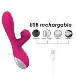 Carica l&#39;immagine nel visualizzatore di Gallery, Flap And Suction G-Spot Rabbit Vibrator