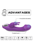 画像をギャラリー ビューアにロード G Spot Rabbit Vibrator Dual Motor Clit Stimulator