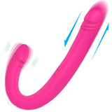 Charger l&#39;image dans la galerie, 17.7 Inch Realistic Double-Ended Dildos For Anal Vagina Simulation Rose Red Dildo Vibrator