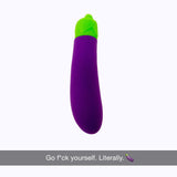 Charger l&#39;image dans la galerie, Aubergine vibrator dildo grappig seksspeeltje