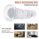 Load image into Gallery viewer, 4 Kinds Size Super Suction Transparent Realistic Dildo